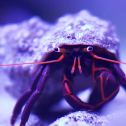 Orange & Black Hermit Crab